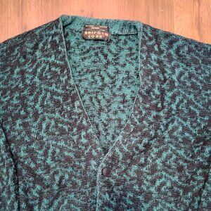 Vintage Uniform Code Merled Cardigan Sweater Granny Grandma Core